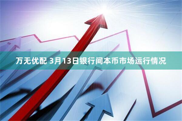 万无优配 3月13日银行间本币市场运行情况