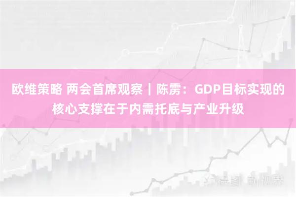 欧维策略 两会首席观察｜陈雳：GDP目标实现的核心支撑在于内需托底与产业升级